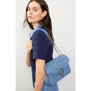 Sandro Women's raffia Yza bag